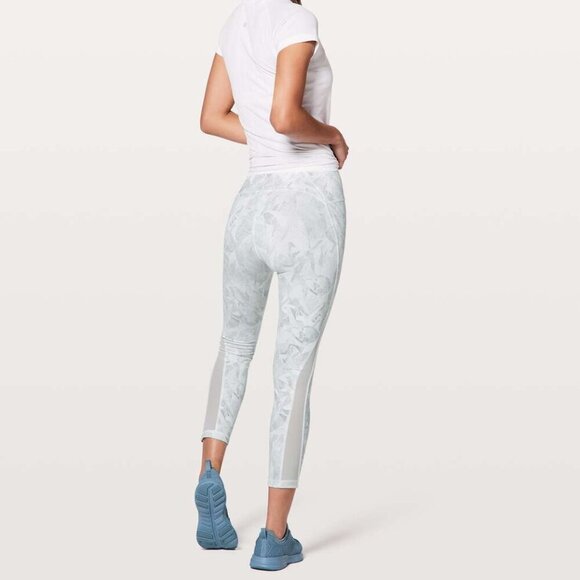 Lululemon Train Times 7/8 pant 25" Jasmine White Multi Leggings - Picture 2 of 9